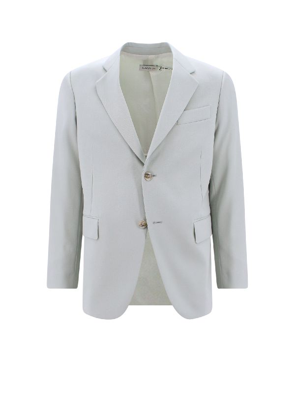 Classic Lapel Wool Single Jacket