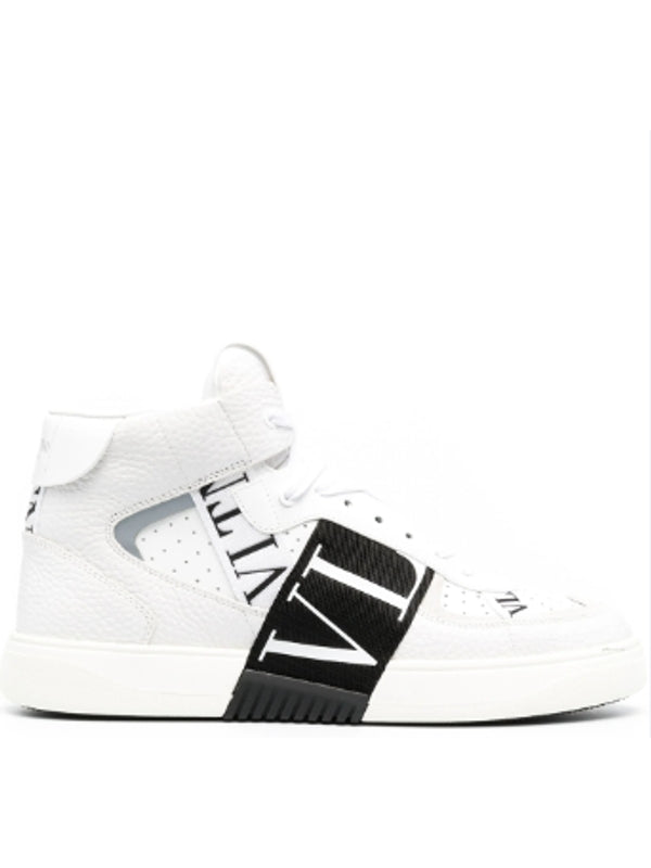 Vl7n Leather High-Top Sneakers