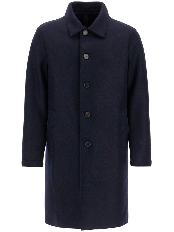 HARRIS WHARF LONDON - Single Breasted Virgin Wool Coat - Jente
