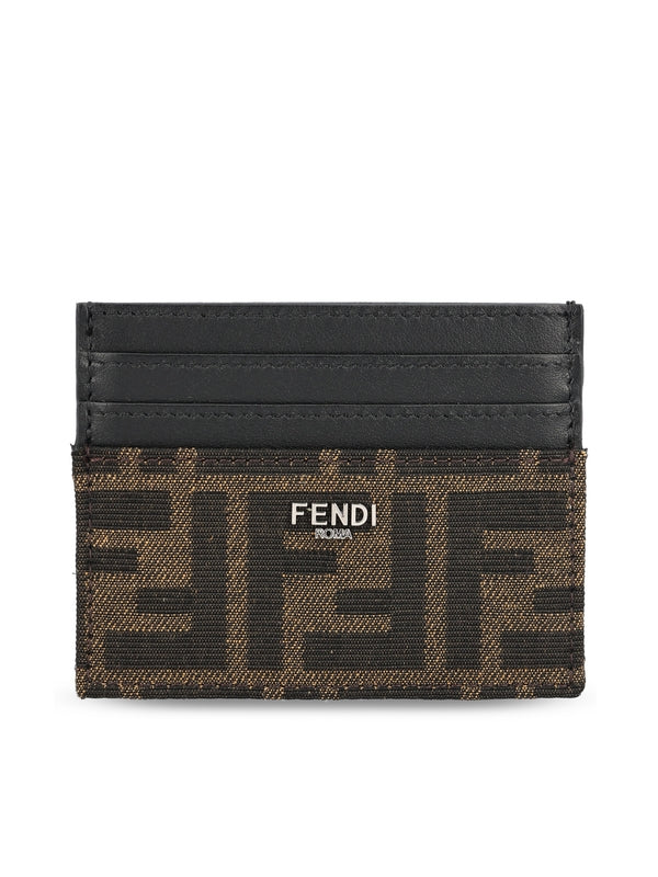 Fendi Brown Card Holders