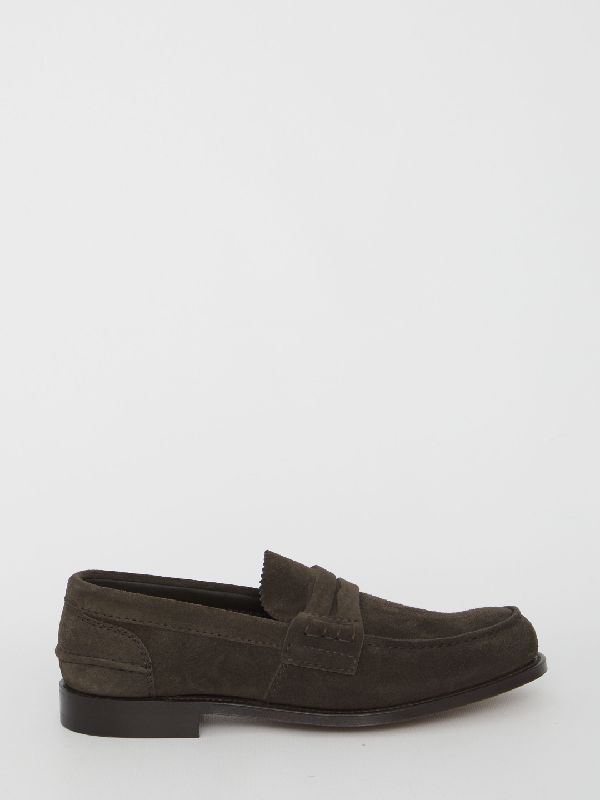 Pembrey Suede Penny Loafers