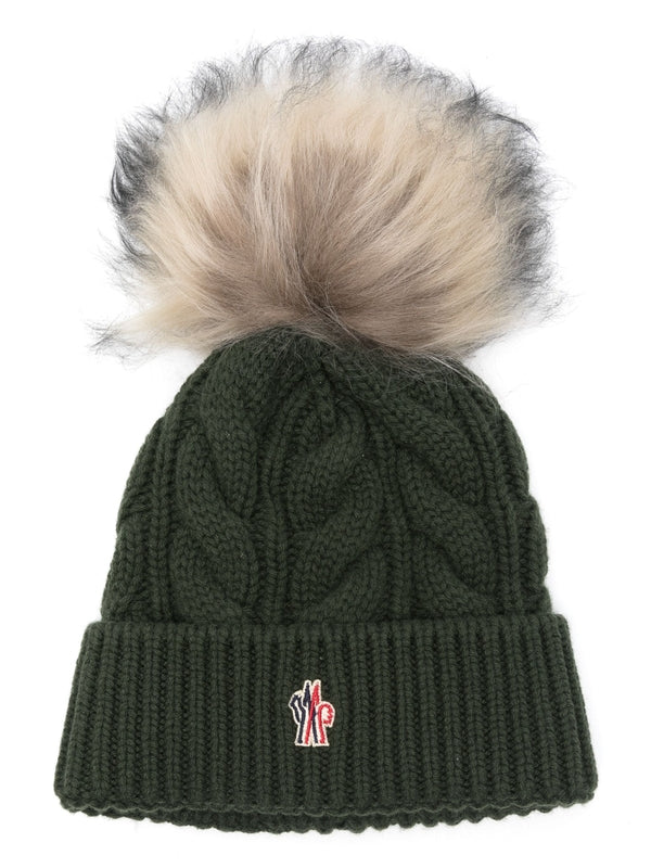 Grenoble Logo Wool Cashmere Beanie