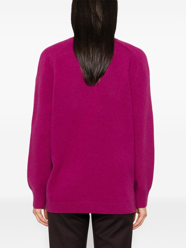 V-Neck Wool Cashmere Knit