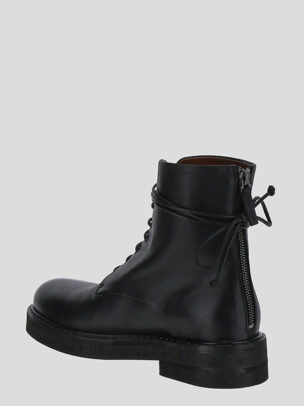 Calfskin Lace-up Boots