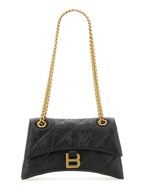 Balenciaga Crush Small Black Crossbody & Shoulder Bags