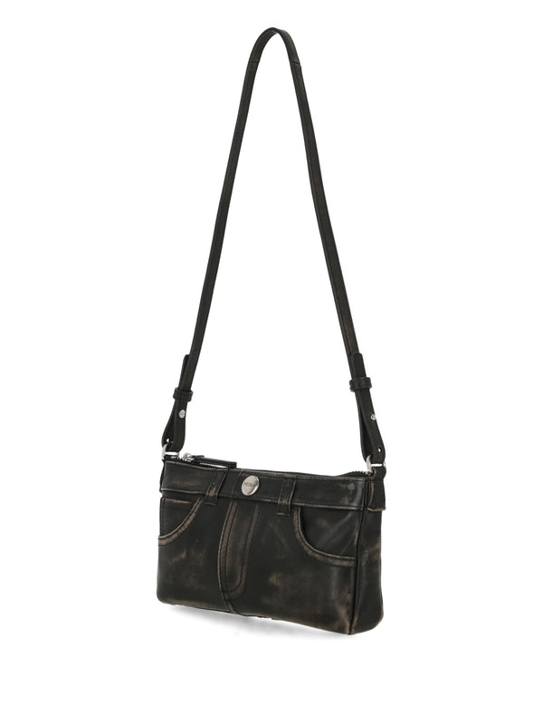 Nina Leather Shoulder Bag