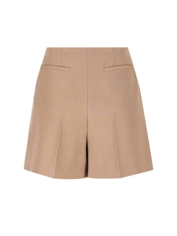 Wool Silk Skirt Shorts