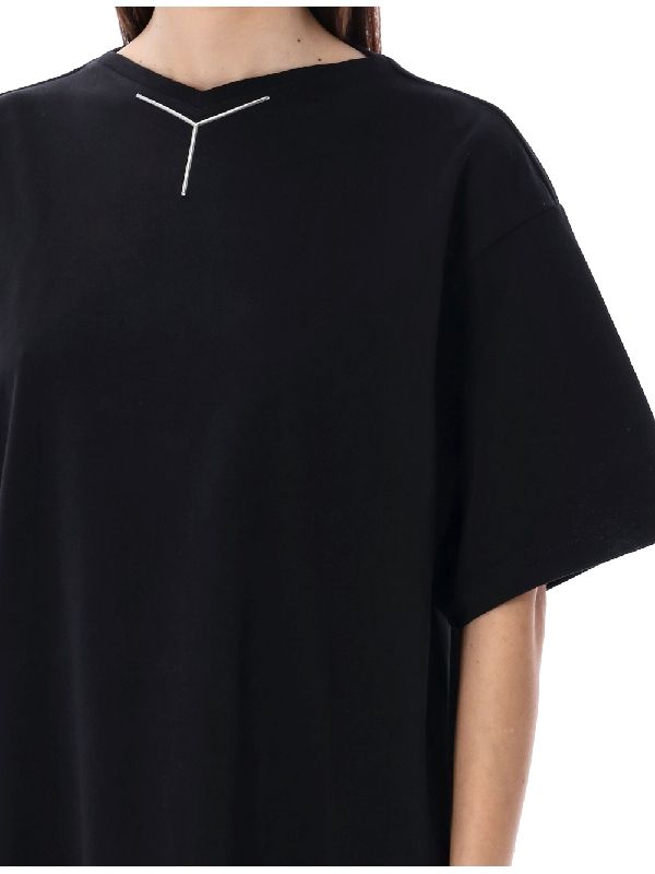 Y/PROJECT - Metal Logo Detail Short Sleeve T-Shirt - Jente