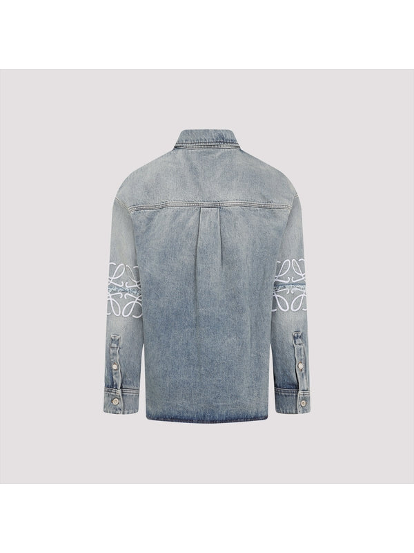 Anagram Detail Denim Shirt
