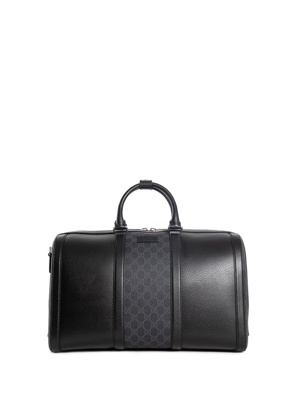 GG Medium Leather Duffle Bag