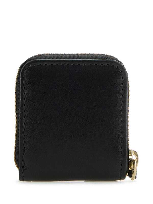 Zip Around Leather Wallet