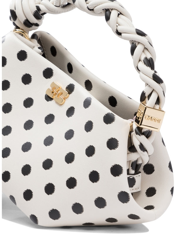 Bou Logo Decoration Leather Tote Bag