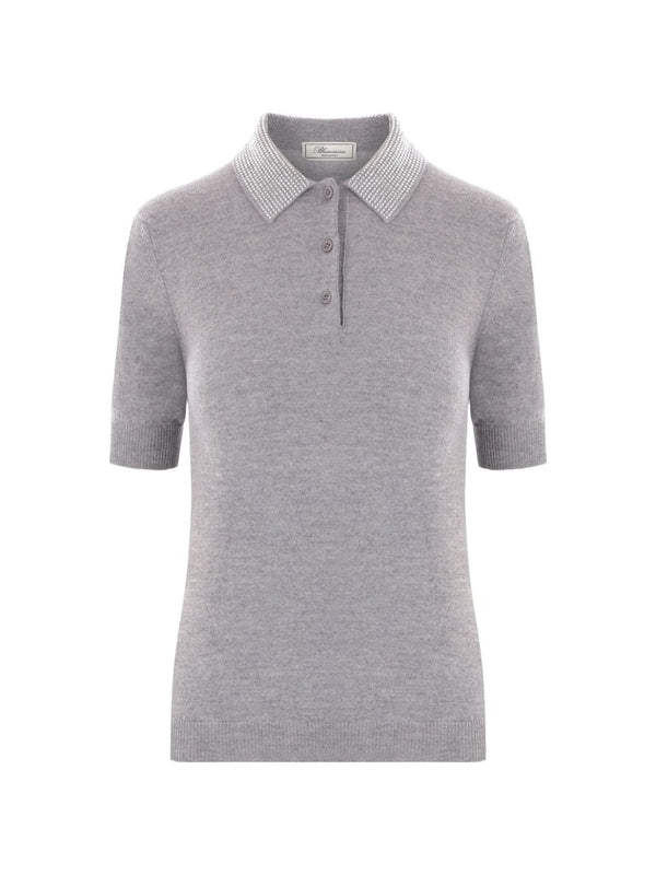 Wool Cashmere Polo Shirt