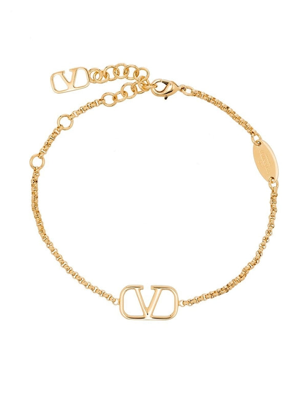 V Logo Chain Bracelet