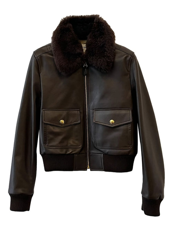 Celine Aviator Leather Jacket