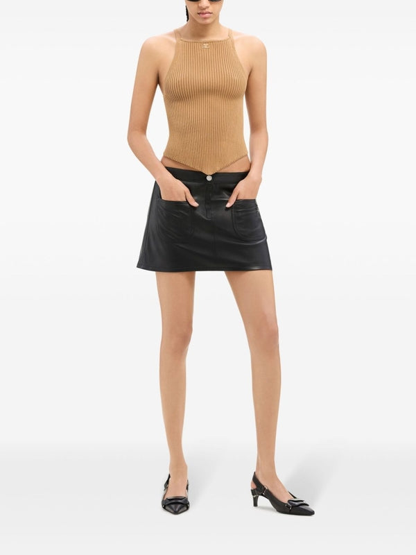 徽标贴片罗纹背心