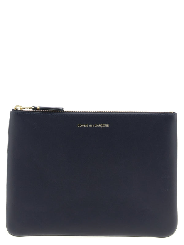 Comme Des Garcons Navy Card Holders