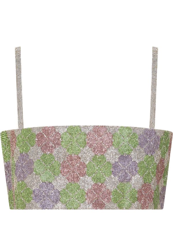 Multi-Color Rhinestone Bralette