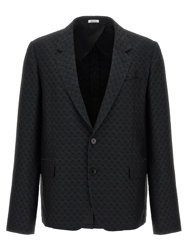 Alexander Mcqueen Black Tailored Jackets