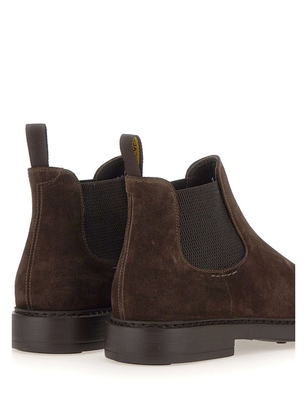 Brown Suede Chelsea Boots