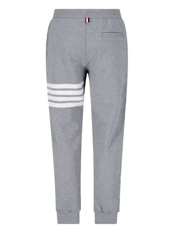 4-Bar Logo Patch Jogger Pants