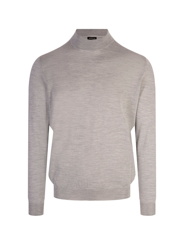 High Neck Silk Cashmere Sweater