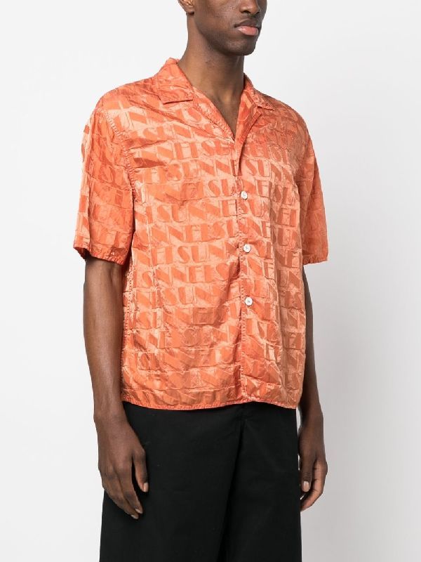 Logo Monogram Jacquard Shirt