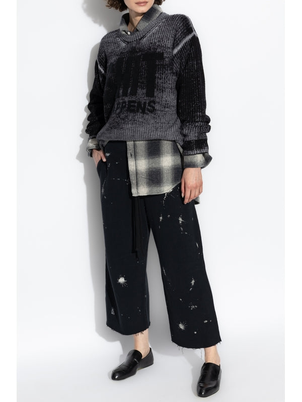 Graphic Jacquard Wool Knit