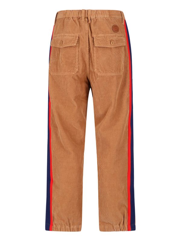 Side Band Velvet Corduroy Pants