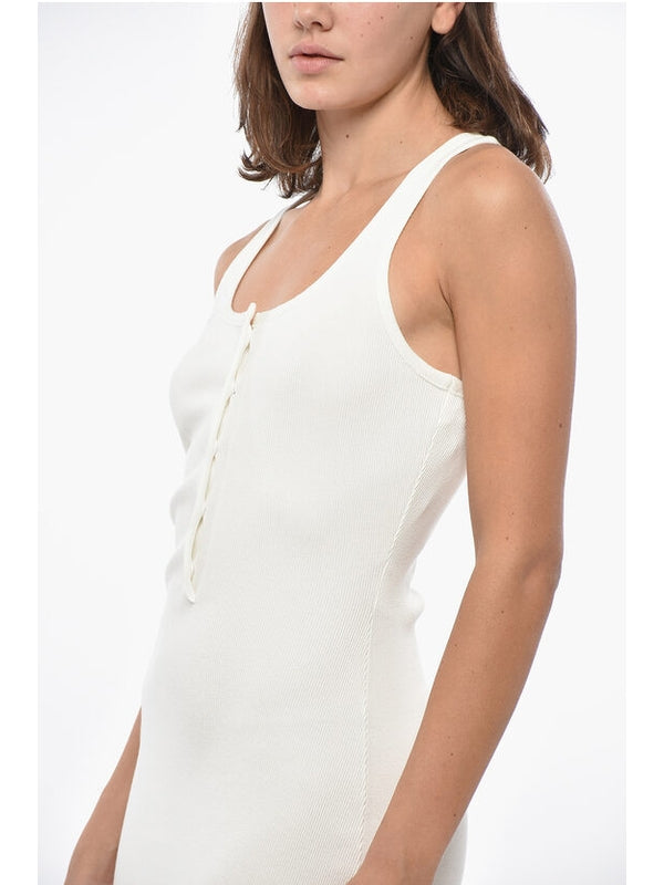 Courrèges White Long Dress