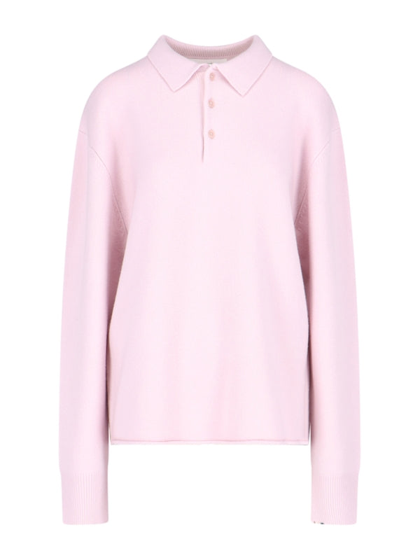 Cashmere Knit Polo Shirt - Jente