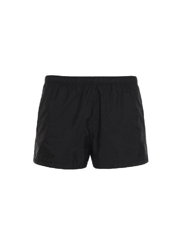 Back Pocket Nylon Banding Swim Shorts