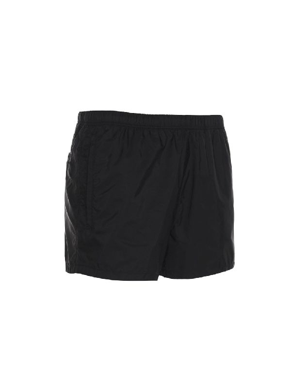 Back Pocket Nylon Banding Swim Shorts