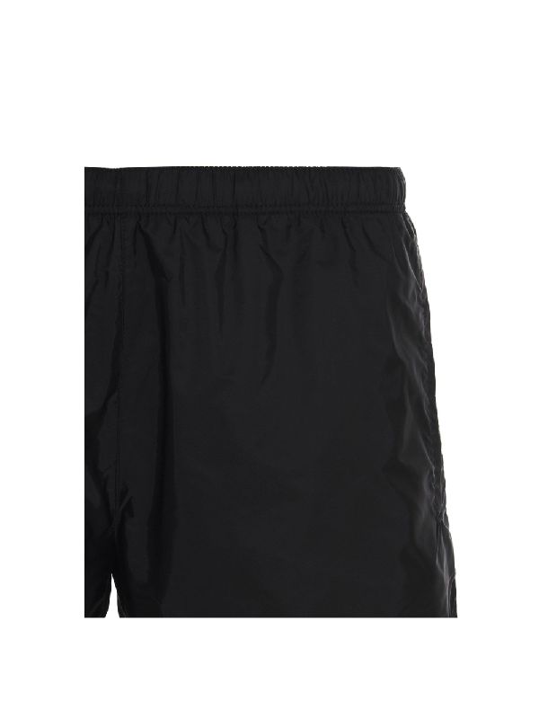 Back Pocket Nylon Banding Swim Shorts