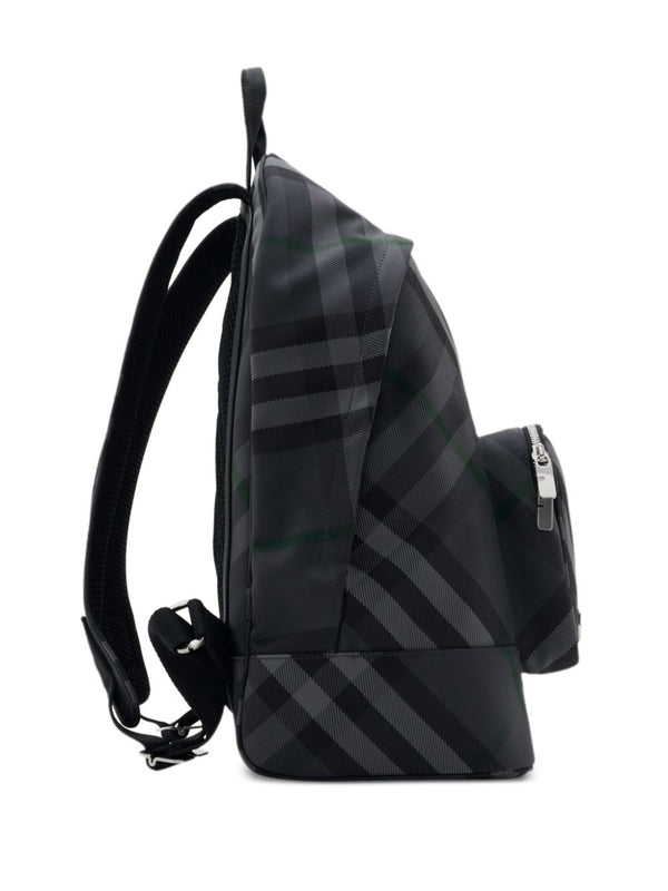 EKD Check Pattern Nylon Backpack