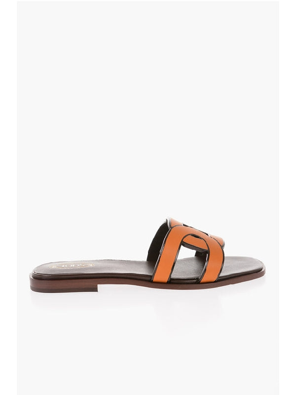 Tod'S Orange Slides