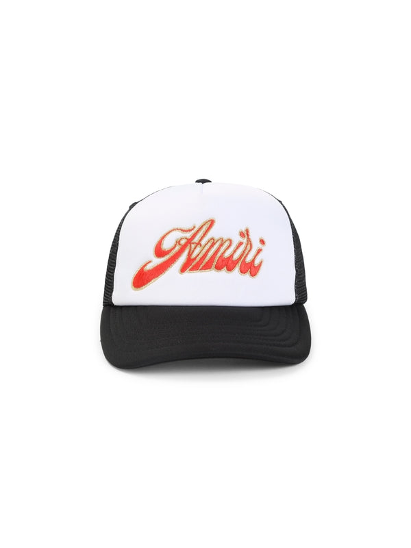 Amiri White Black Cap