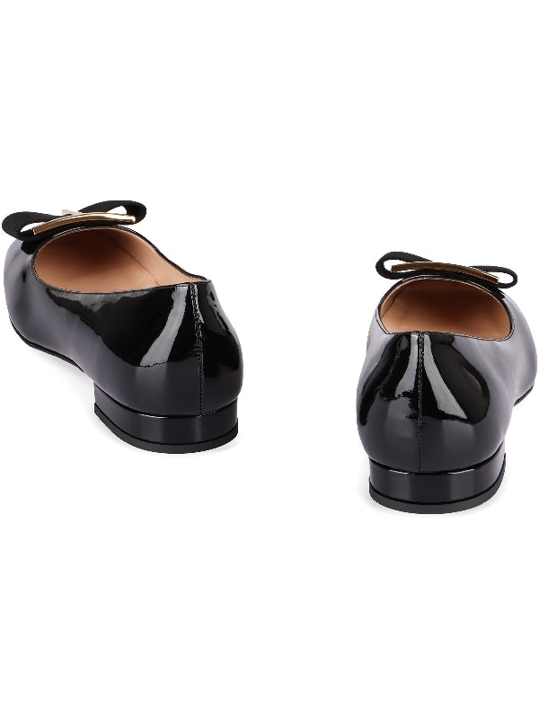 Audrey Leather Flat Shoes