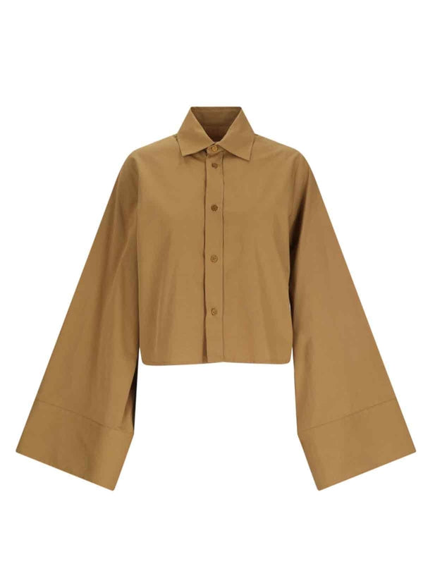 Wide Sleeve Cotton Shirt