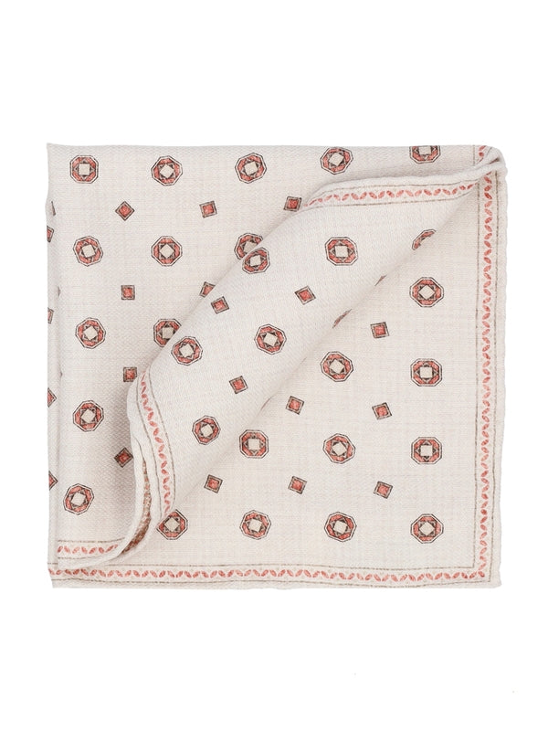 All-over Pattern Silk Scarf