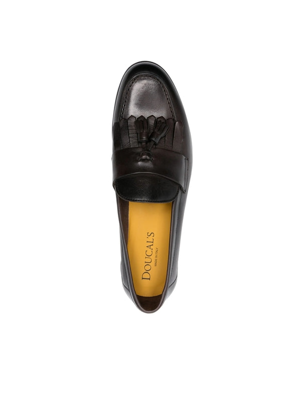 Tassel Detail Calfskin Loafers