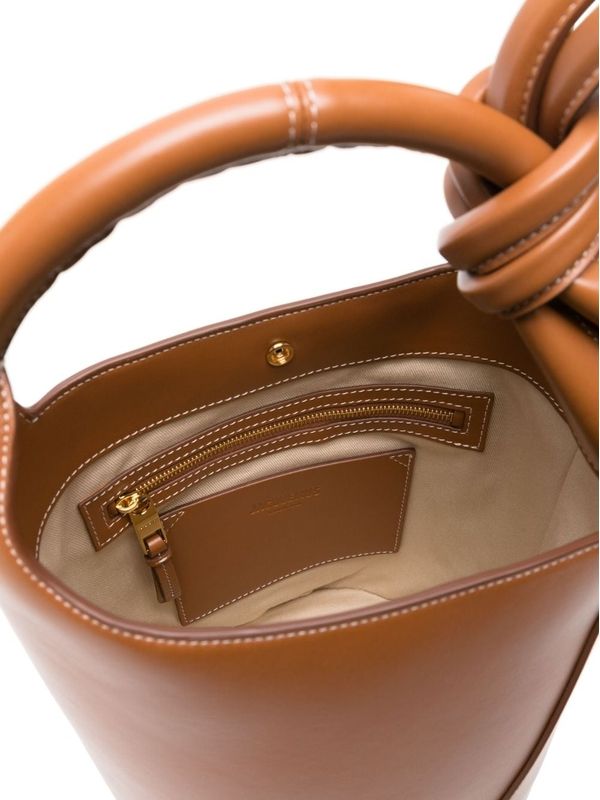 Tourni Leather Small Tote Bag