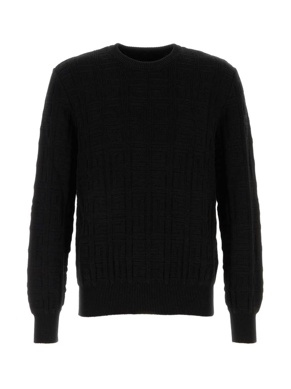 All-Over 4g Crew Neck Knit