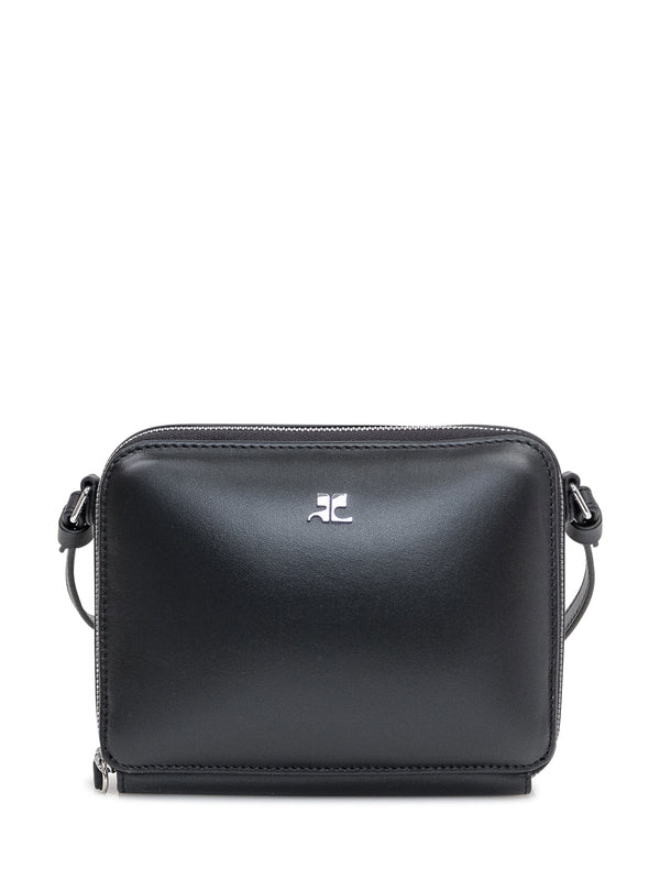 Cloud Logo Leather Shoulder Bag