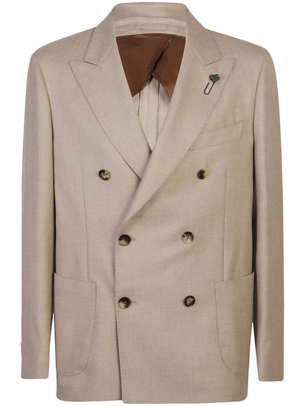 Boutonniere Double Cashmere Tailored Jacket