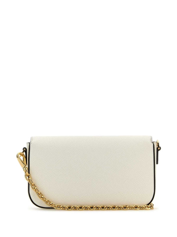 Triangle Logo Saffiano Leather Mini
  Crossbag