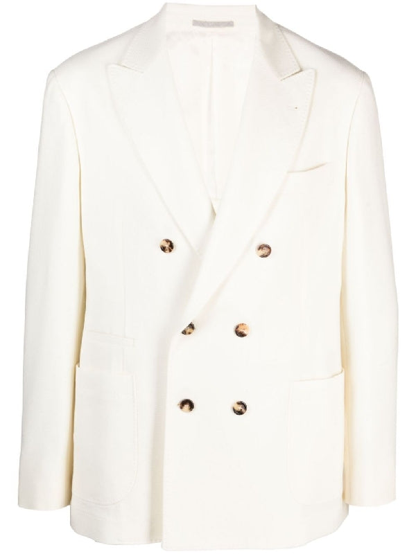 Wool Cashmere Blend Double Jacket