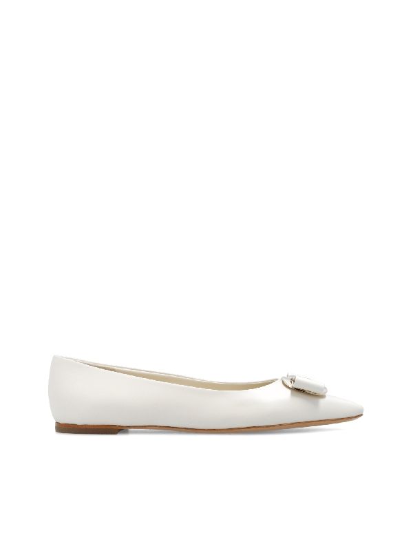 Zea Bow Leather Flats