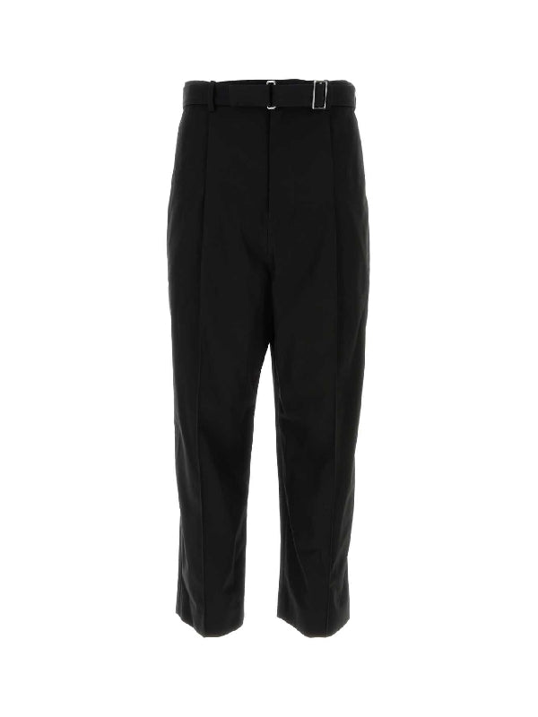 Buckle Belted Low Crotch Pants