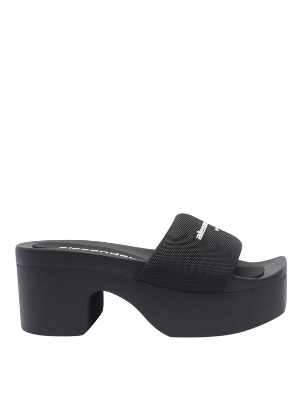 AW Nylon Platform Sandal Heel